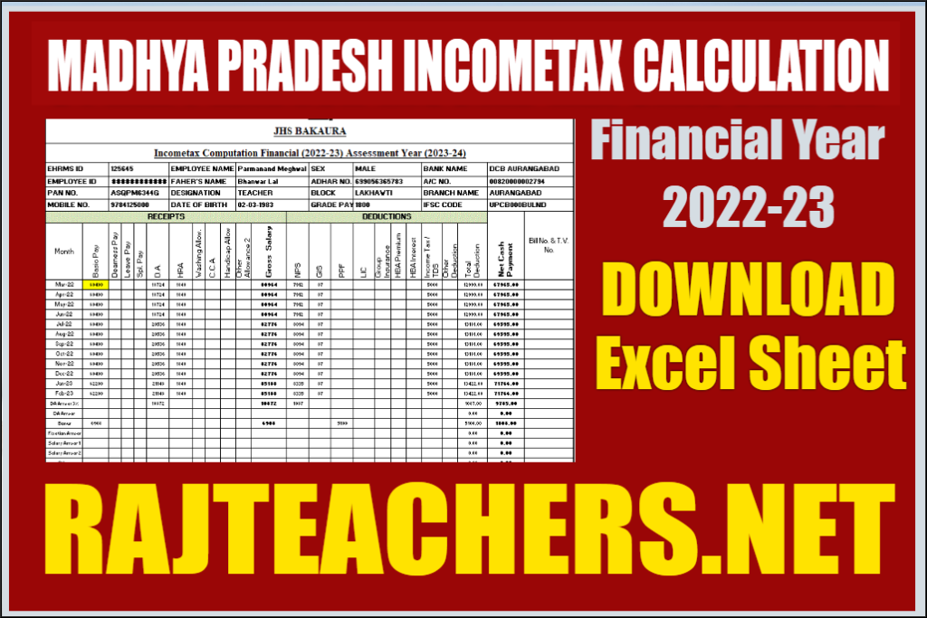 Madhya Pradesh Incometax Calculator