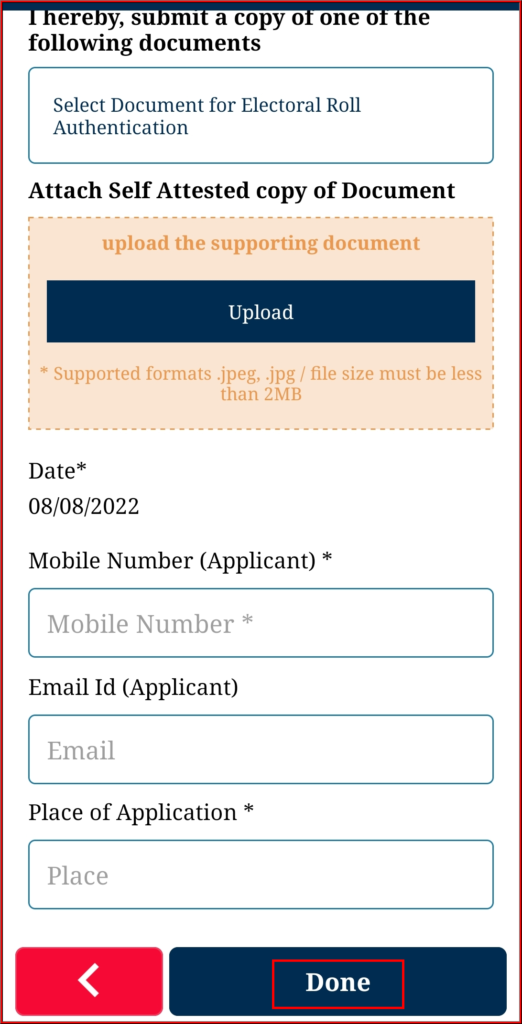 Link Aadhar to Voter ID Card Online