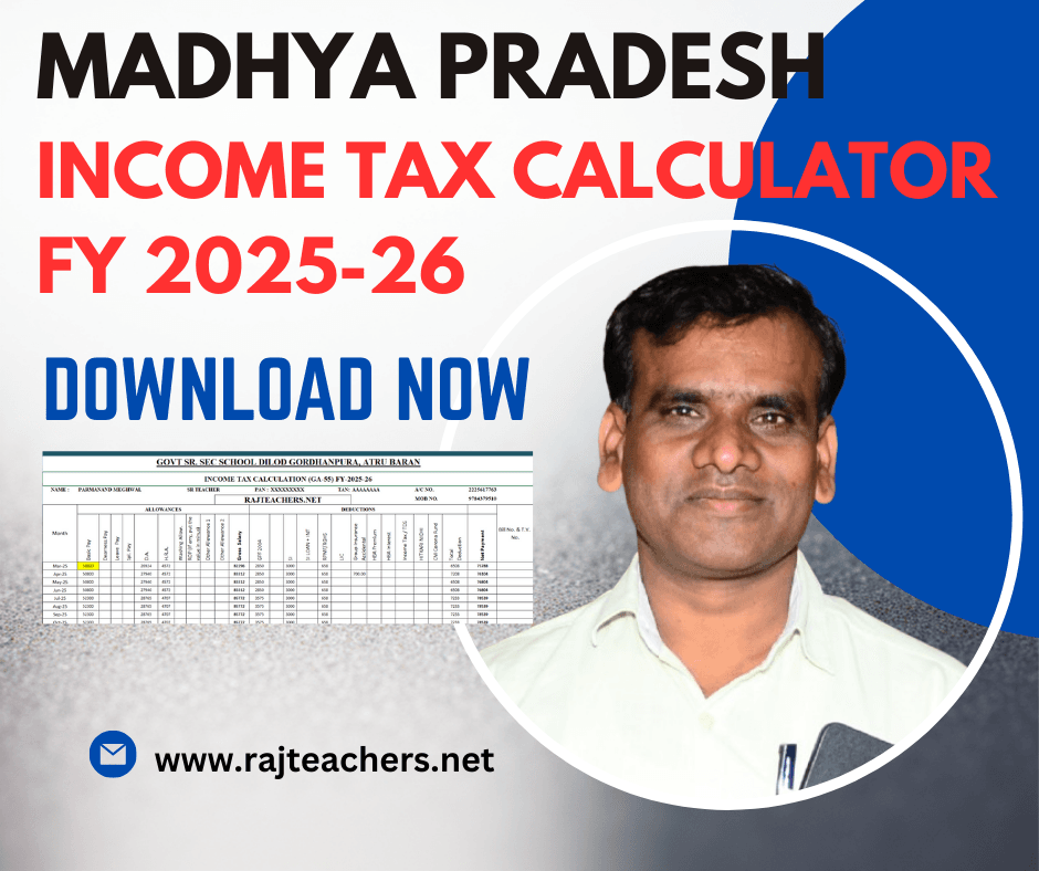 Madhya Pradesh Incometax Calculator 2024-25 in Excel